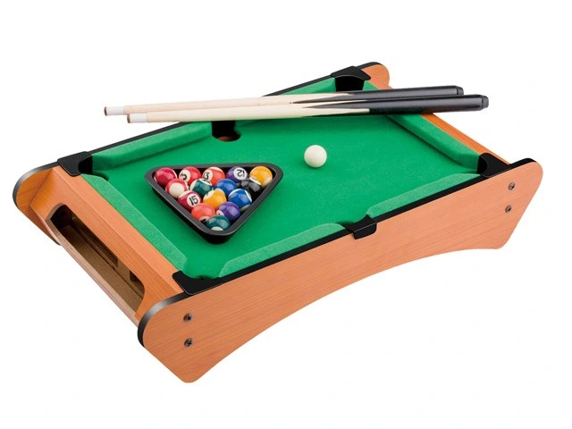 Wooden Sport Toys Mini Pool Table Snookertabletop Billiard Table for Kids